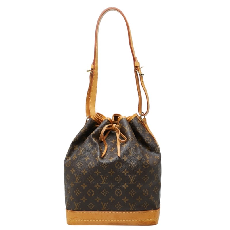 ルイ ヴィトン モノグラム ノエ ワンショルダーバッグ M42224 ブラウン PVC レザー レディース LOUIS VUITTON 中古