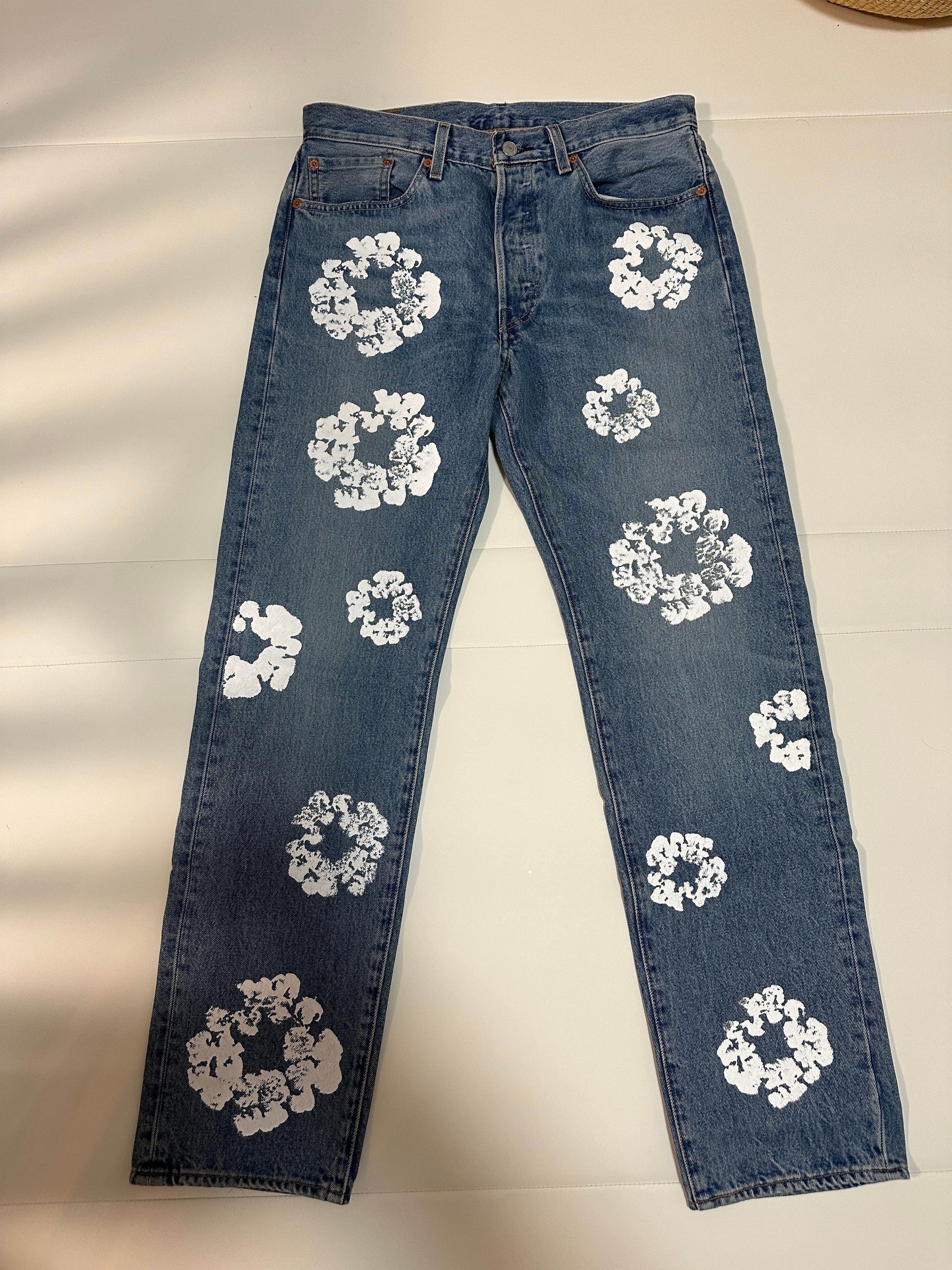 LEVI'S x Denim Tears The Cotton Wreath Jean "Light Wash"