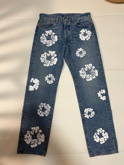 LEVI'S x Denim Tears The Cotton Wreath Jean "Light Wash"
