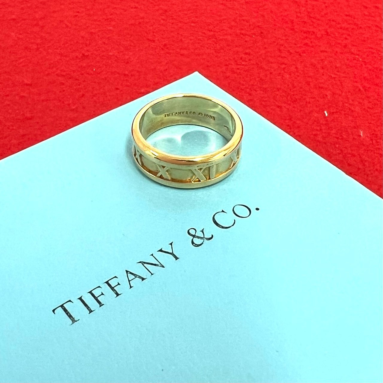 TIFFANY&Co. ティファニー アトラス リング K18イエローゴールド リング・指輪 12号 ゴールド
 3350a