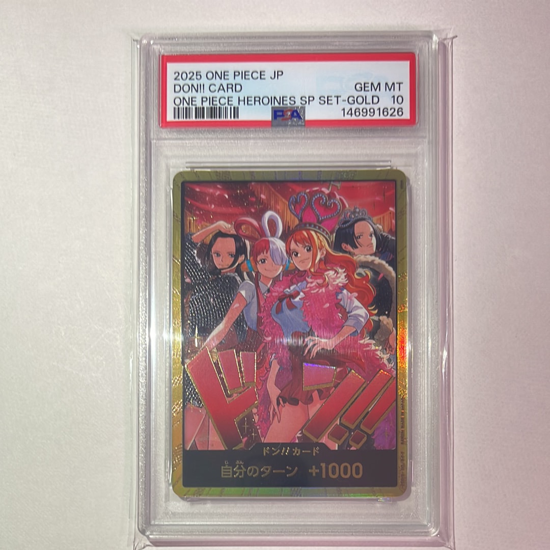 PSA10】ドン!!カード : ロビン&ウタ&ナミ&ハンコック スーパーパラレル