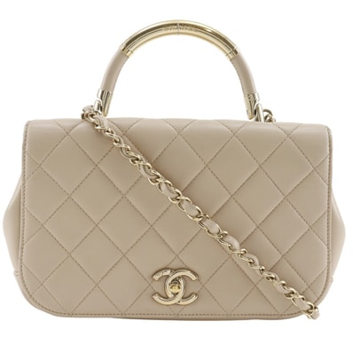 シャネル マトラッセ チェーンショルダー トップハンドル 2WAY レディースシ