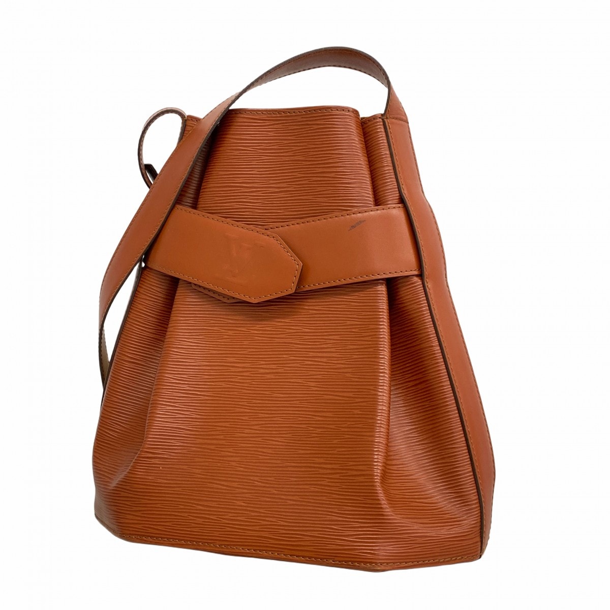 【6db1196-h】ルイヴィトン ショルダーバッグ エピ サックデポールPM M80203 ケニアブラウン【中古】レディース