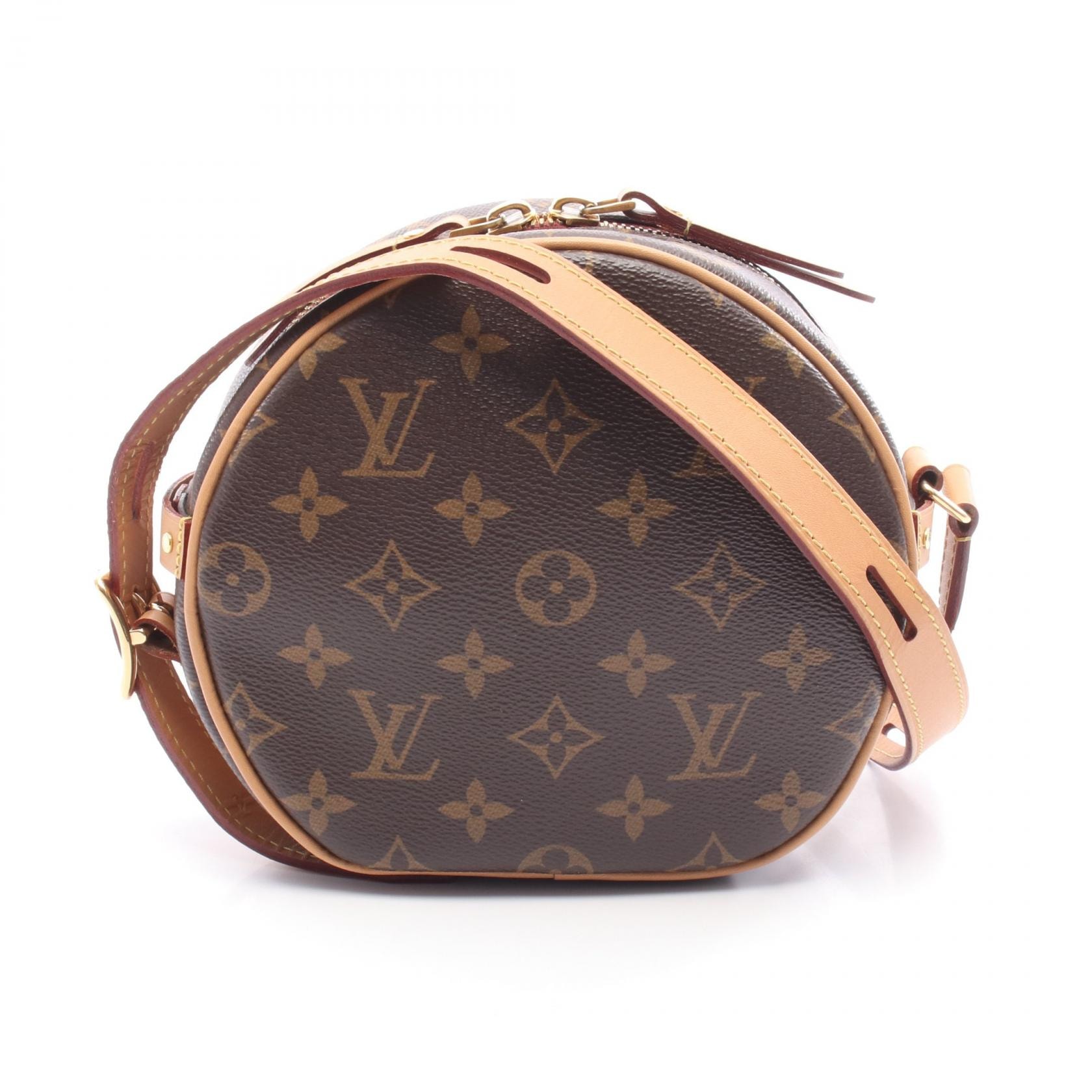 ルイ・ヴィトン LOUIS VUITTON ボワット シャポー スープルPM ショルダーバッグ バッグ PVCコーティングキャンバス レザー モノグラム レディース ブラウン系 M45149 【中古】