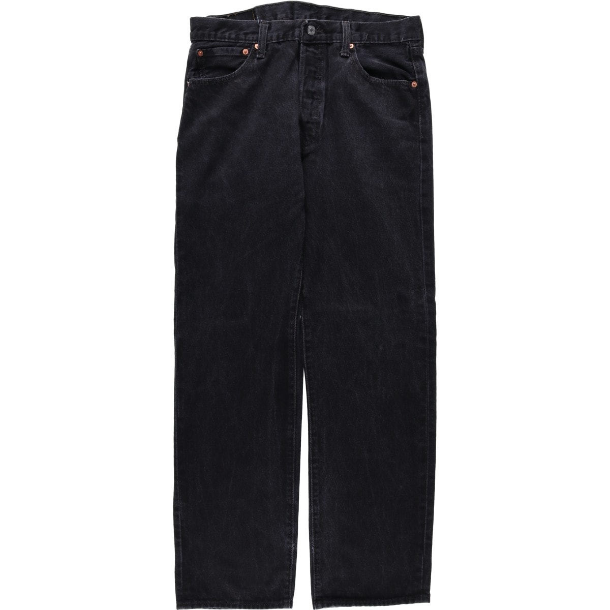 古着 リーバイス Levi's 501 ブラックデニム ストレートデニムパンツ メンズw34相当/eaa622459