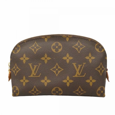 【6dc3758-k】ルイヴィトン ポーチ モノグラム ポシェットコスメティックPM M47515 ブラウン【中古】レディース