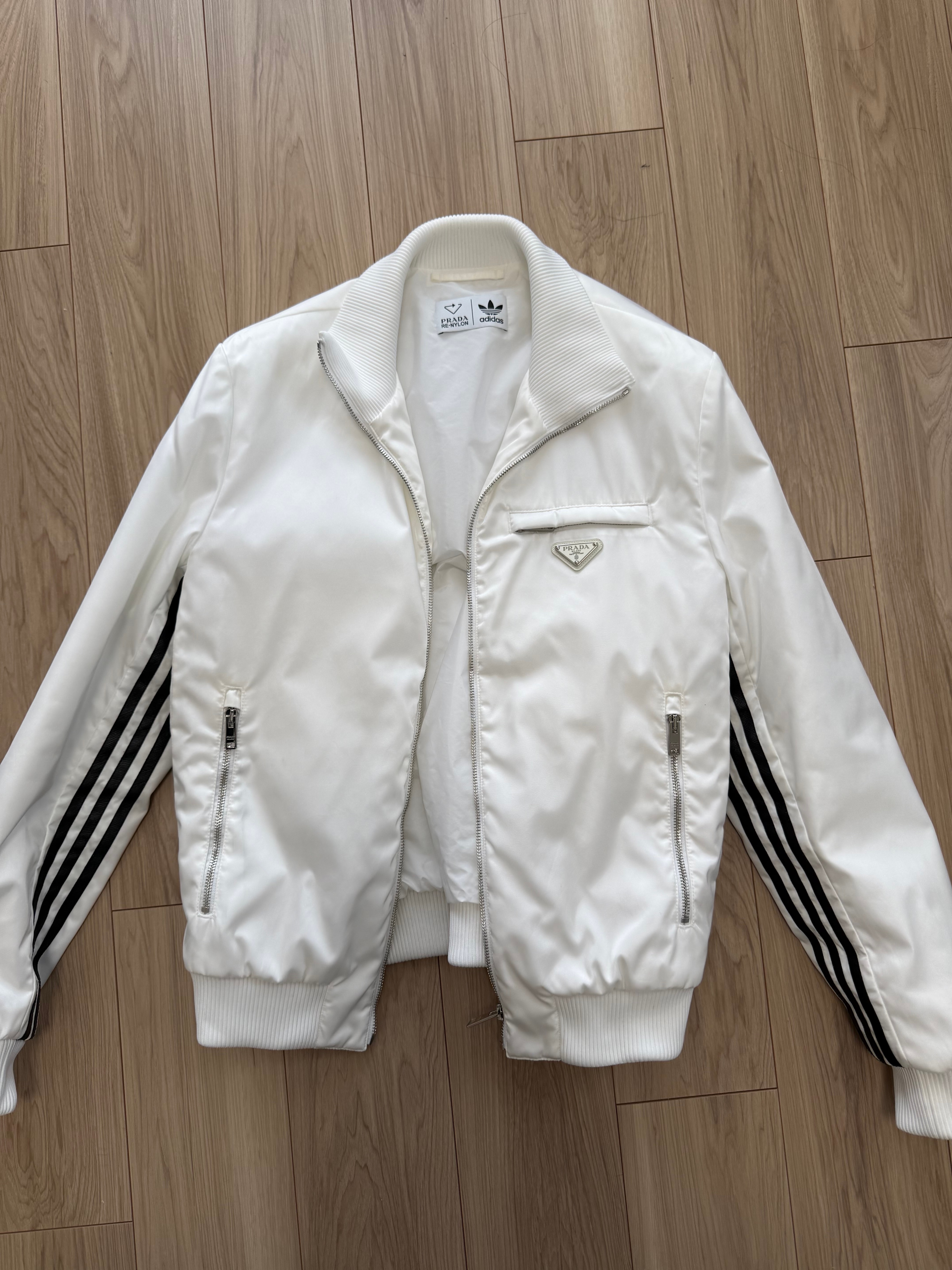 ADIDAS FOR PRADA RE-NYLON TRACK JACKET "White"