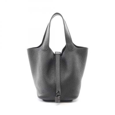 エルメス HERMES ピコタンロックPM モノクローム ソーブラック ブラック金具 ハンドバッグ バッグ トリヨンクレマンス トリヨンクレマンス Z刻印(2021年製造) レディース ブラック系 【中古】