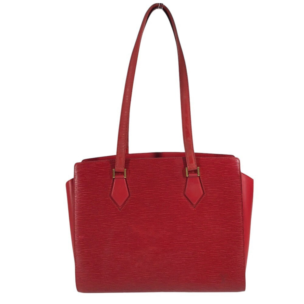 ルイヴィトン LOUIS VUITTON デュプレックス M52427 エピ トートバッグ カバン 肩掛け ハンドバッグ ショルダーバッグ エピレザー カスティリアンレッド レッド