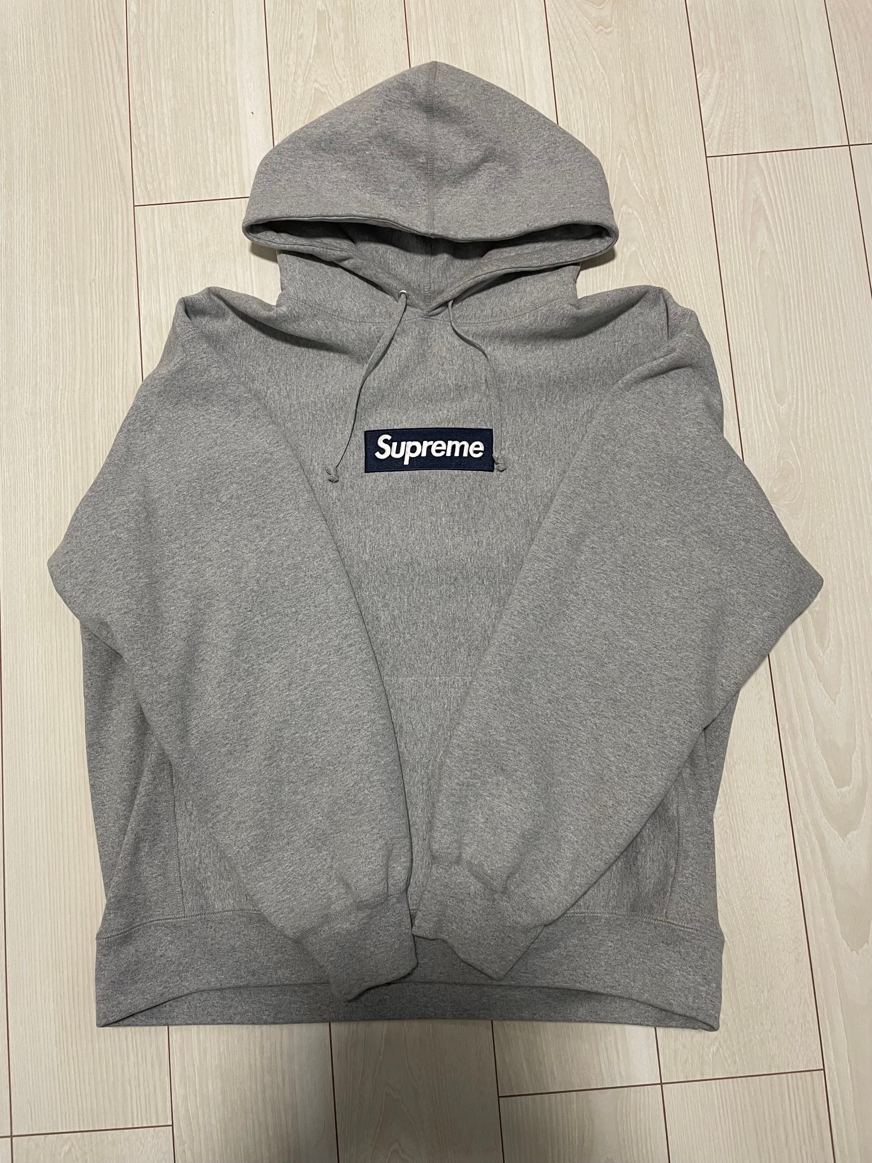 Supreme Box Logo Hooded Sweatshirt (25FW) "Heather Grey"
