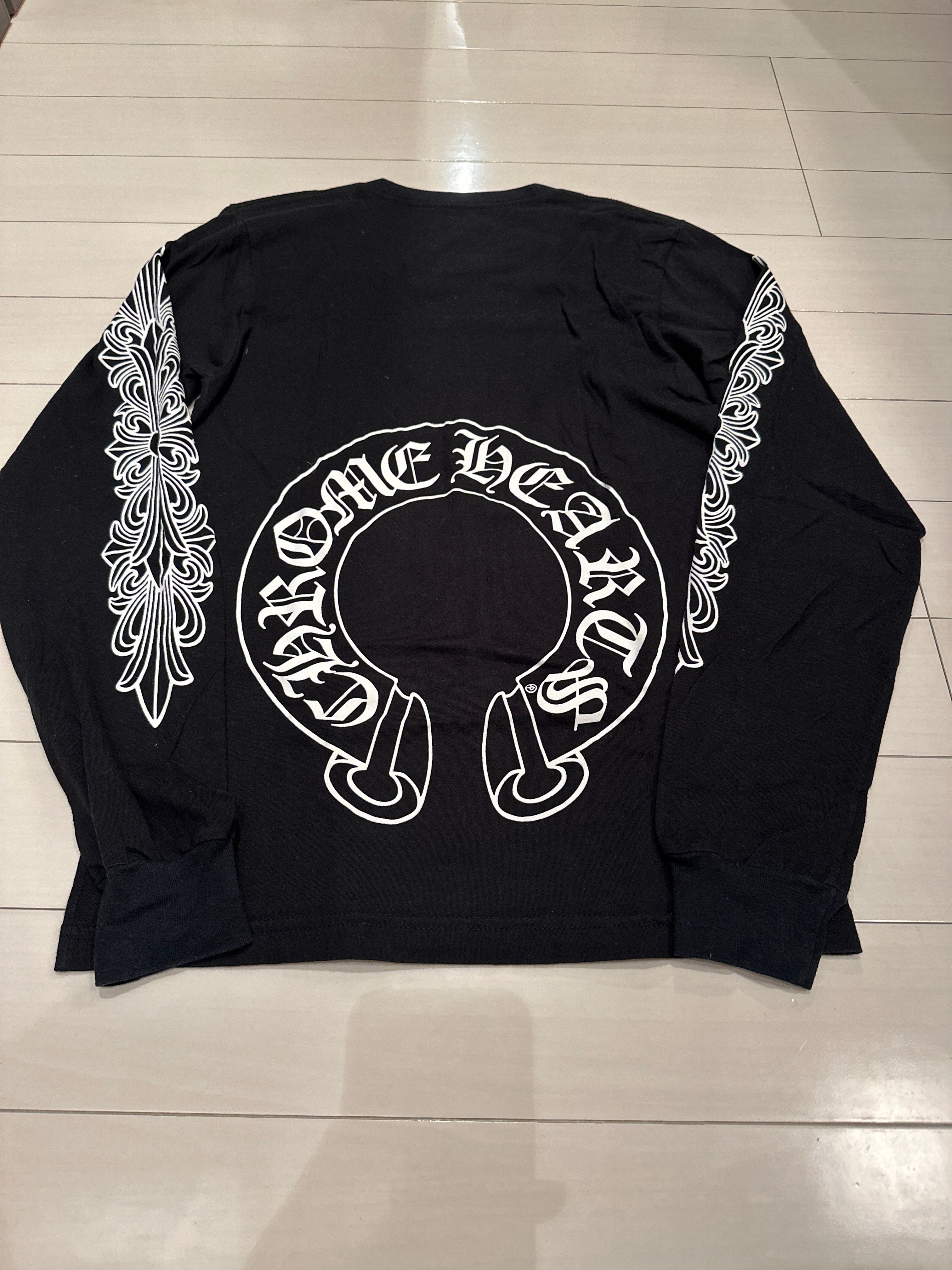 Chrome Hearts Horse Shoe L/S T-Shirt "Black"