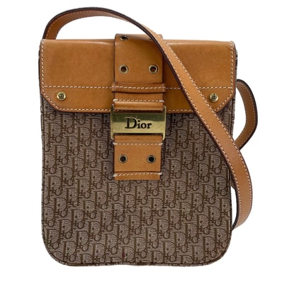 ディオール Dior キャンバス トロッター ショルダーバッグ【中古】