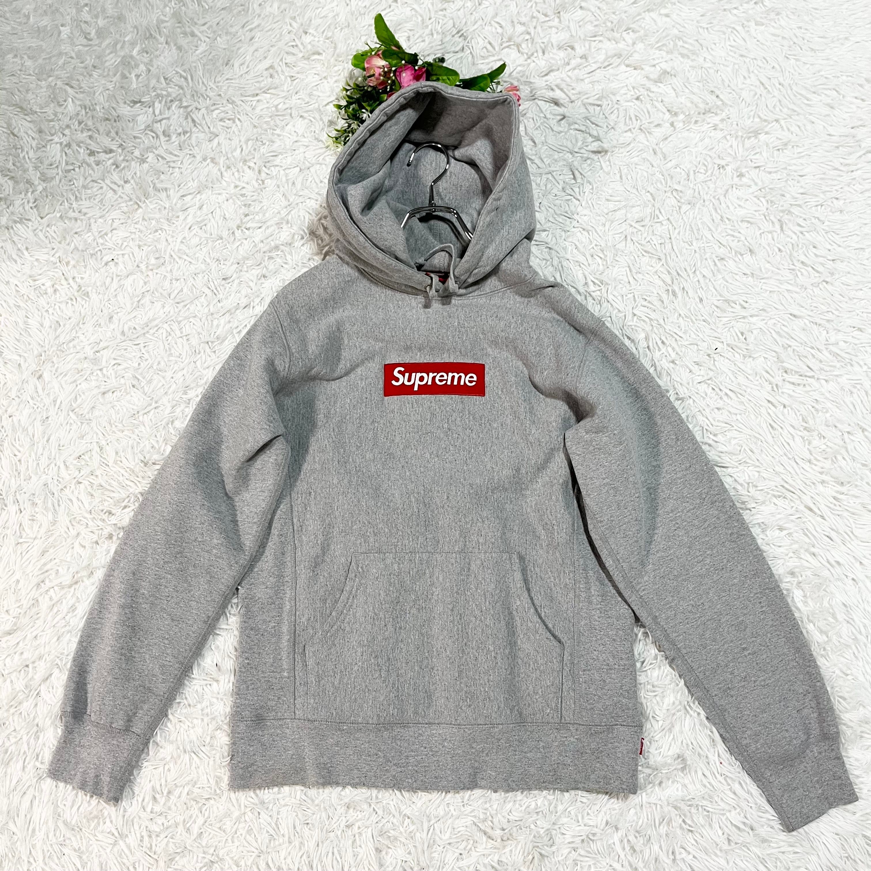 Supreme Box Logo Hooded Sweatshirt "Heather Grey" (16FW)