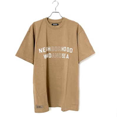 NEIGHBORHOOD WIND AND SEA NHWDS-3 / C-TEE . SS "Beige"