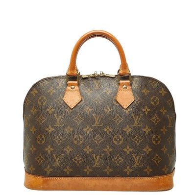 ルイ ヴィトン モノグラム アルマPM 旧型 ハンドバッグ M51130 ブラウン PVC レザー レディース LOUIS VUITTON 【中古】
