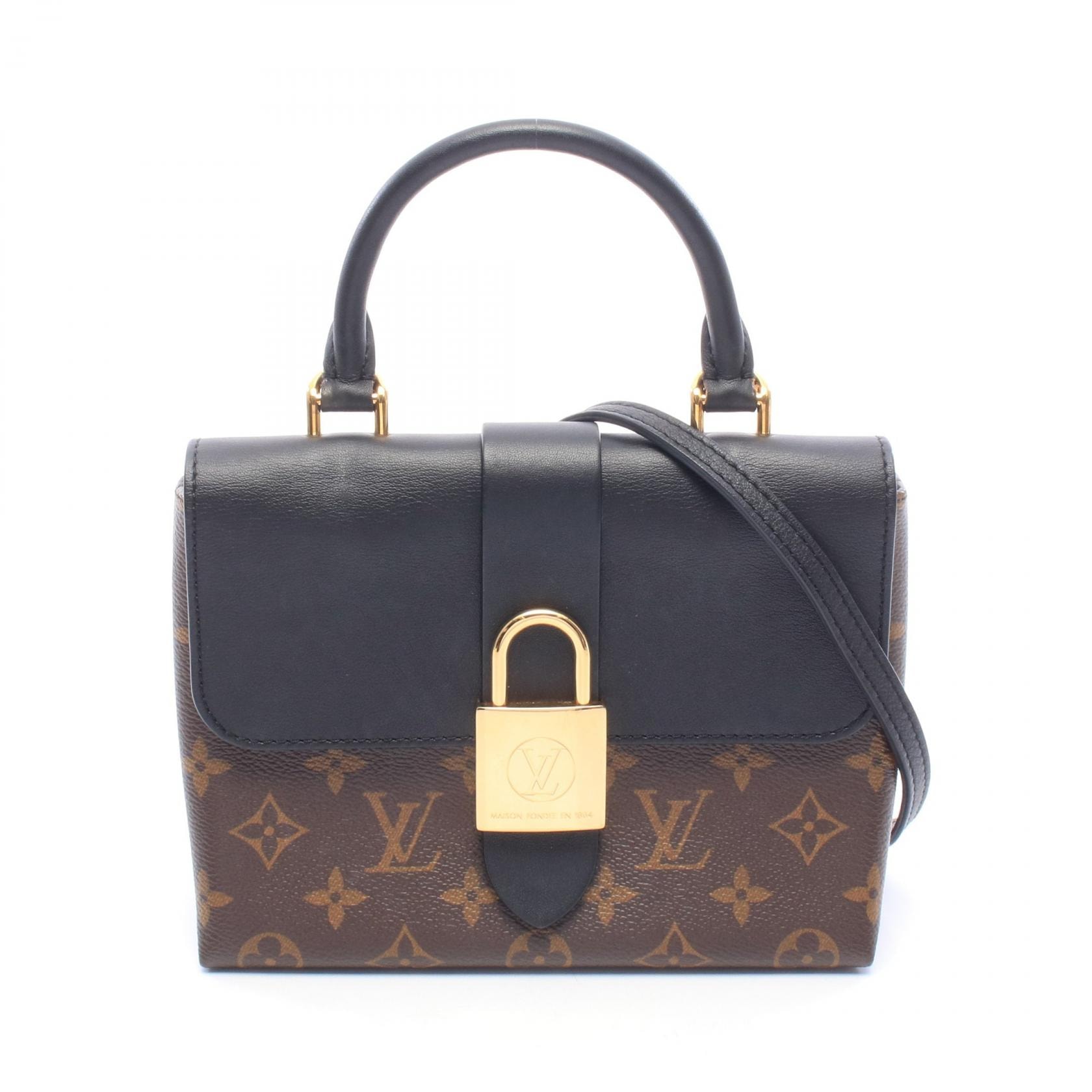 ルイ・ヴィトン LOUIS VUITTON ロッキー BB モノグラム ノワール 2WAY ハンドバッグ バッグ PVCコーティングキャンバス レザー モノグラム ノワール レディース ブラウン系 / ブラック系 M44141 【中古】
