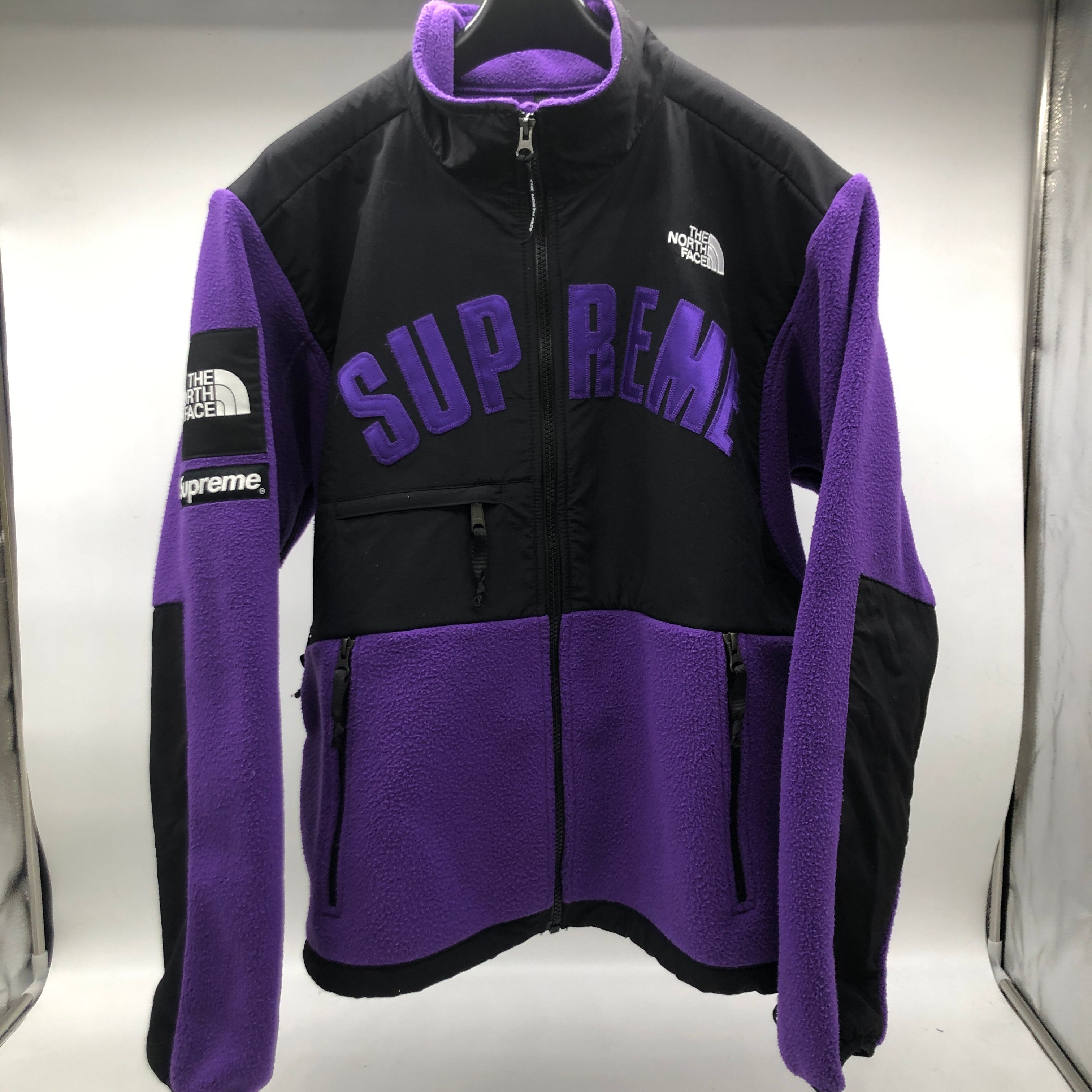 Supreme x The North Face Arc Logo Denali Fleece Jacket "Purple"