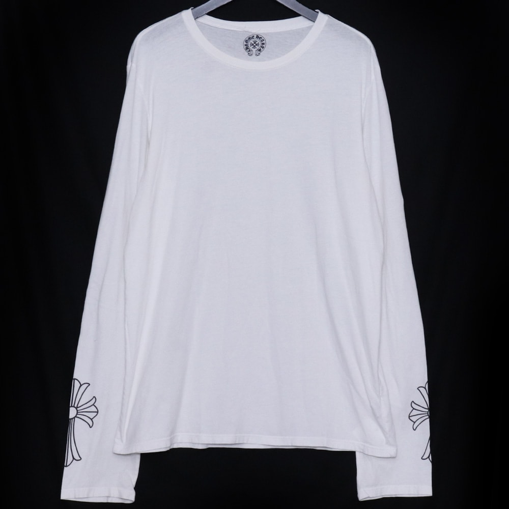 CHROME HEARTS オールド クロスプリントロングスリーブTシャツ