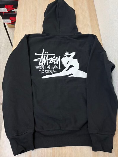 Stussy Relax Hoodie "Black"