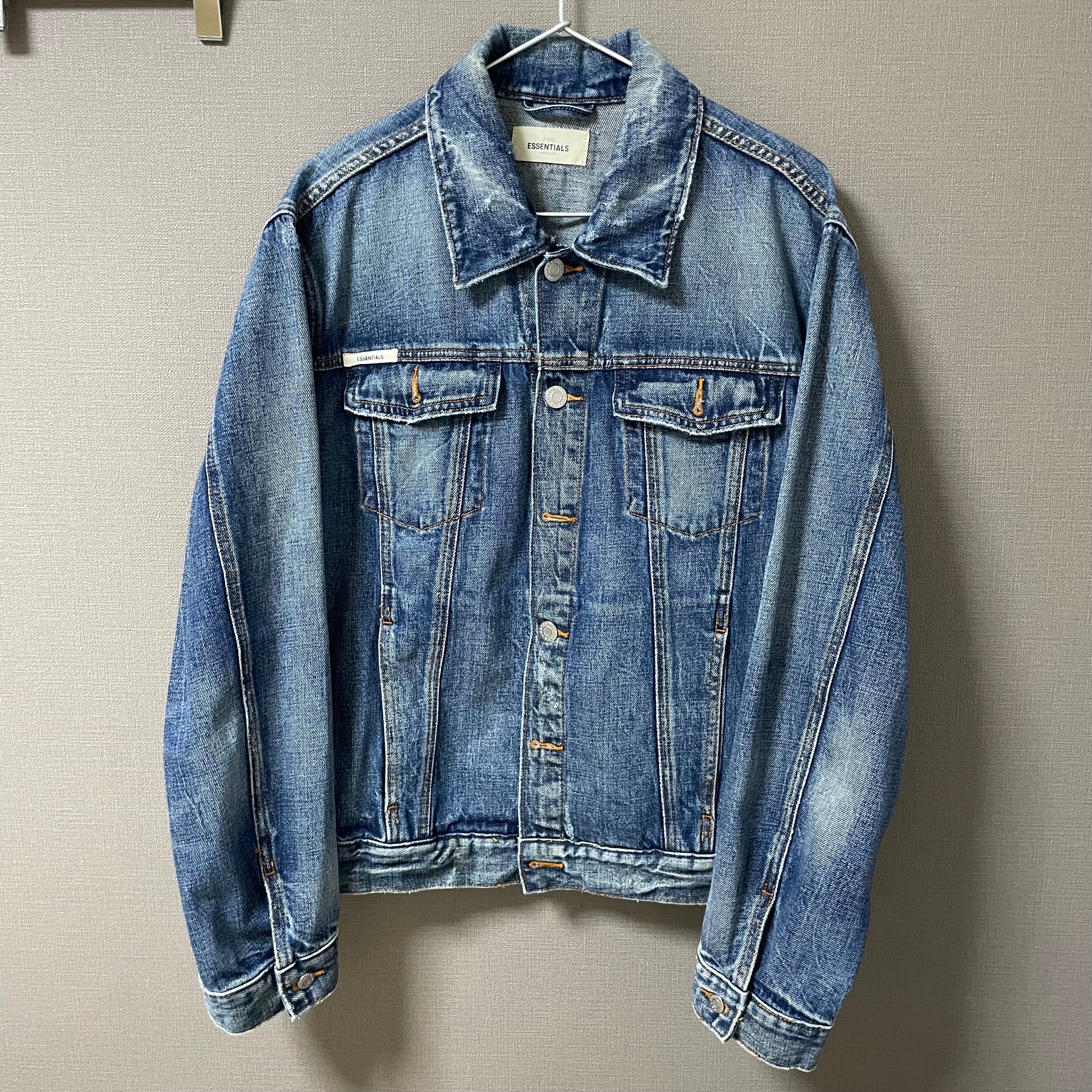FEAR OF GOD ESSENTIALS Denim Trucker Jacket "Indigo"