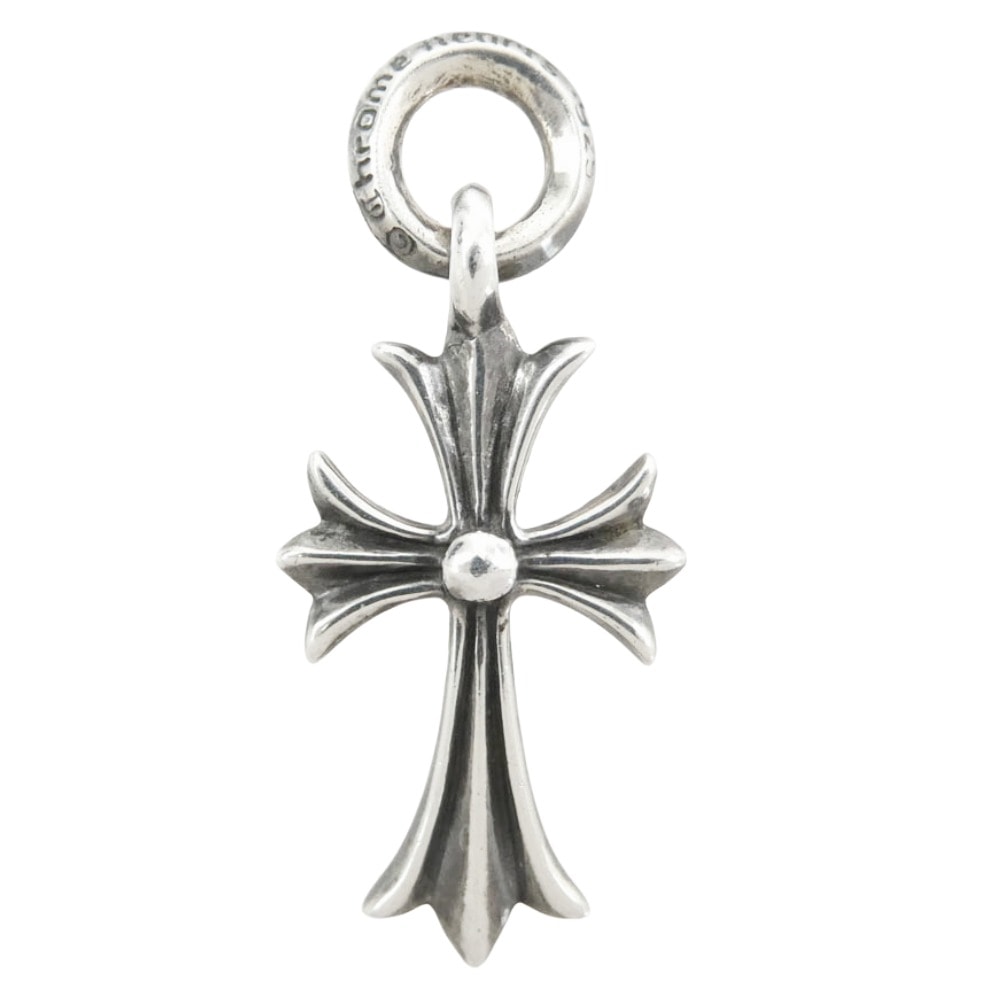 CHROME HEARTS クロムハーツ（原本無） ペンダントトップ TINY CH CROSS オールド タイニー CHクロス チャーム ペンダントトップ シルバー系【中古】