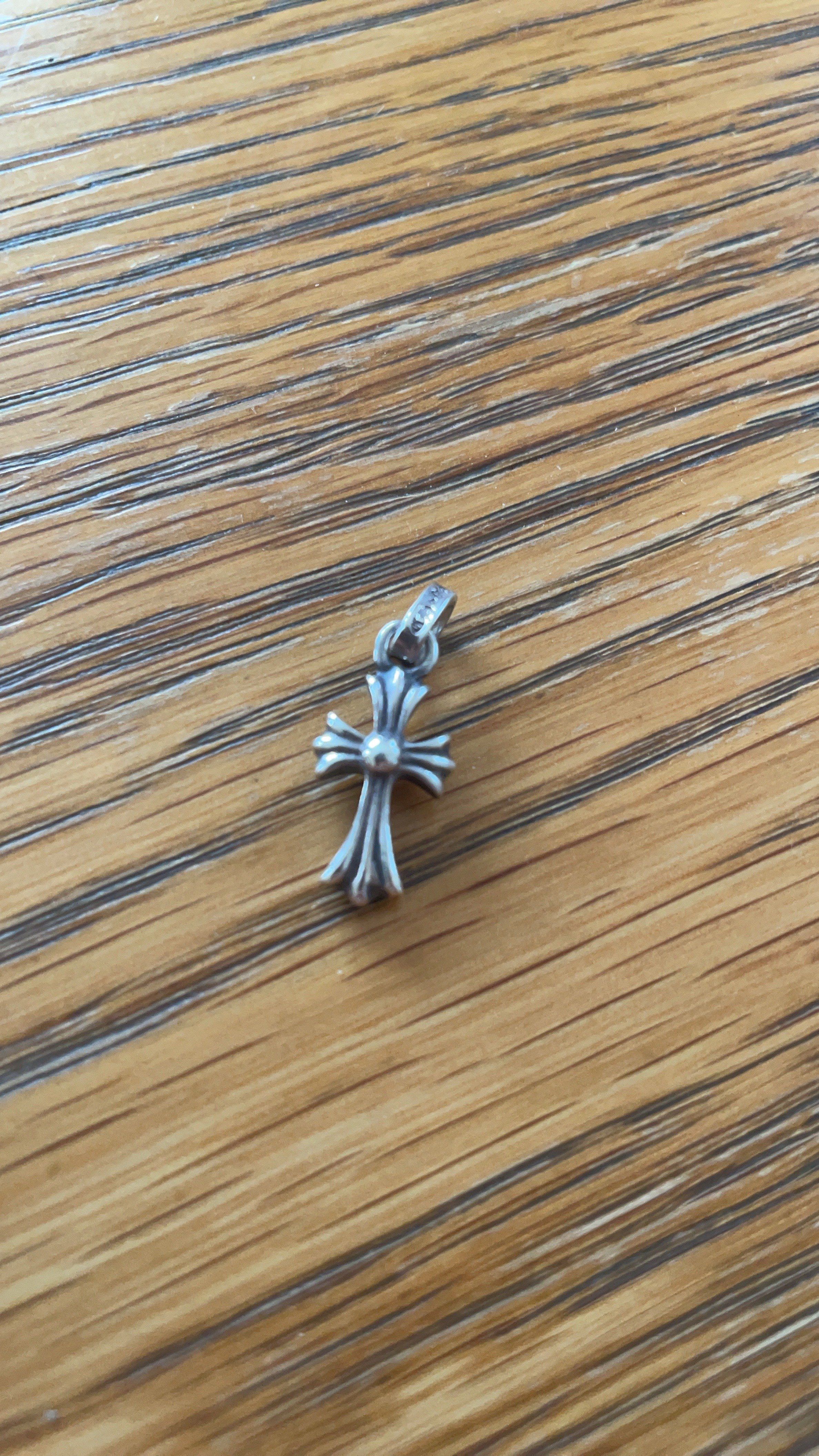 Chrome Hearts CH Cross Baby Fat Charm "Silver"