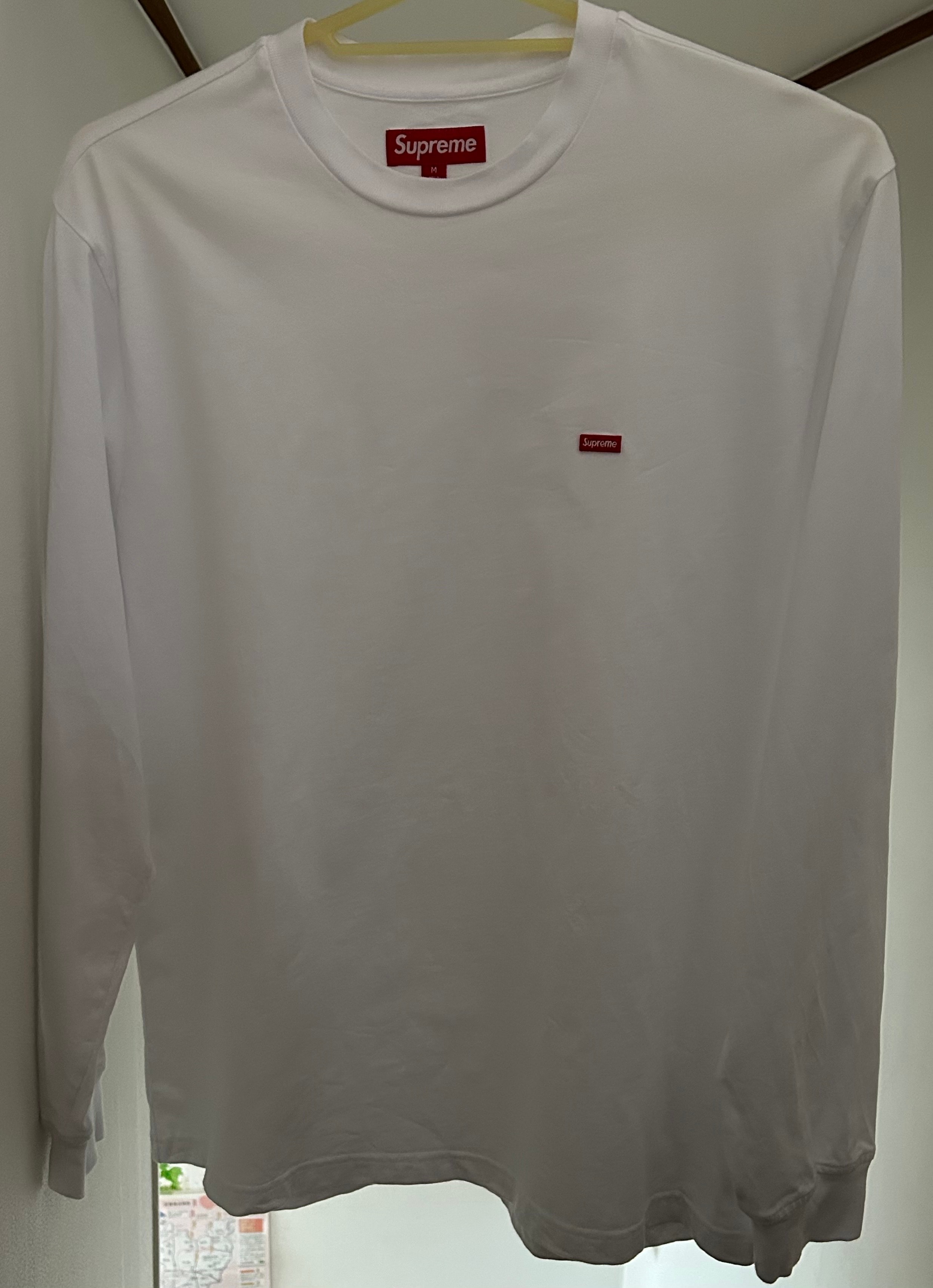 Supreme Small Box L/S Tee "White" (24FW)