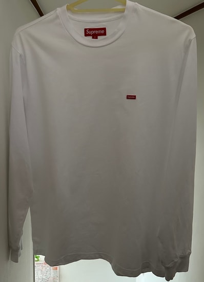 Supreme Small Box L/S Tee "White" (24FW)