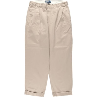 古着 ラルフローレン Ralph Lauren POLO by Ralph Lauren HAMMOND PANT ツータック チノパンツ メンズw35相当/eaa634937