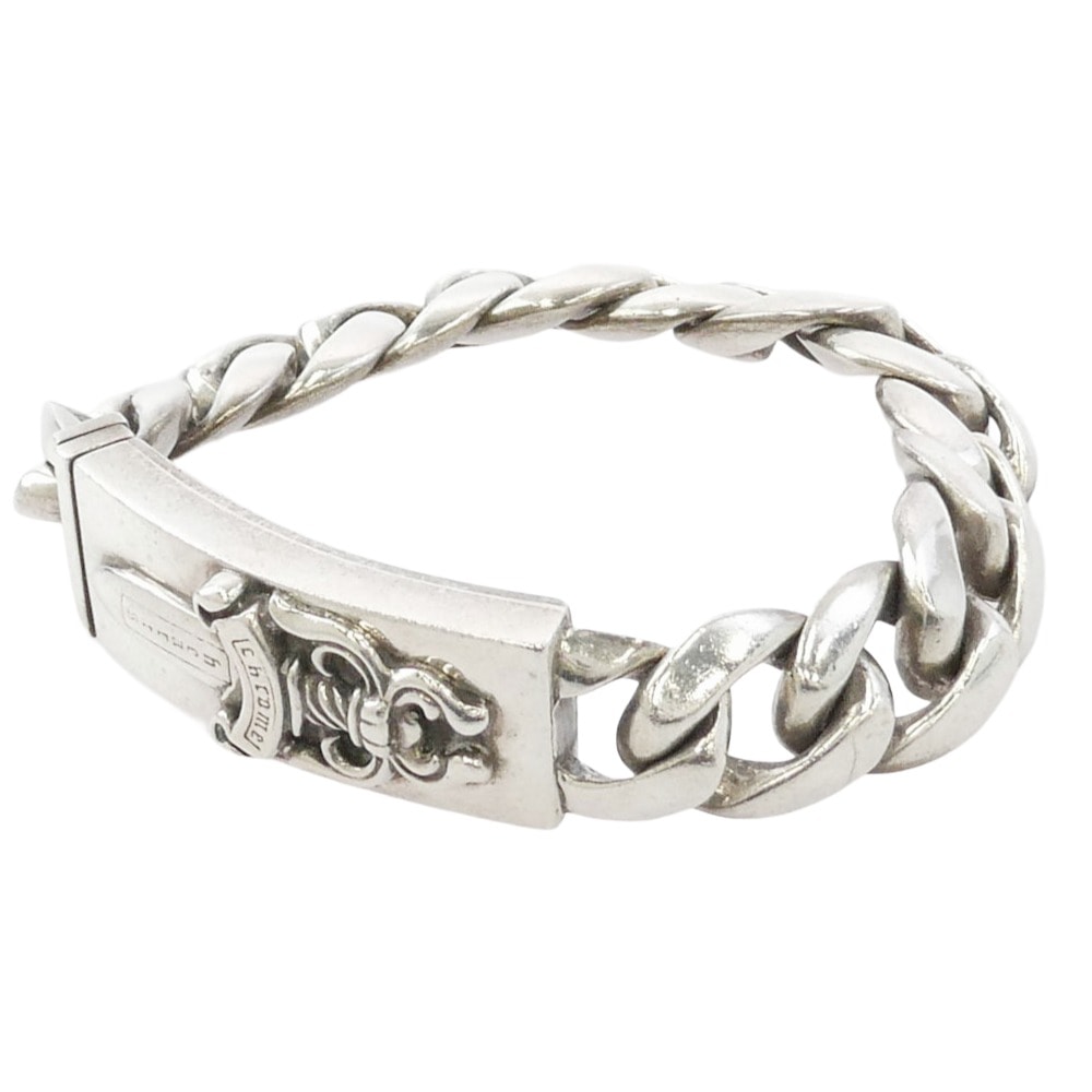 CHROME HEARTS クロムハーツ(原本有) ブレスレット 13LINK ID DAGGER ダガー ID クラシックリンク ブレスレット 13リンク シルバー系【中古】