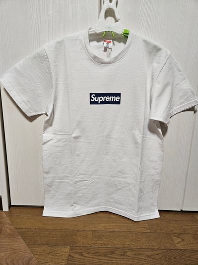 Supreme New York Yankees Box Logo Tee "White"