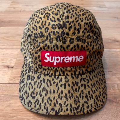 Supreme Barbour Waxed Cotton Camp Cap "Leopard"