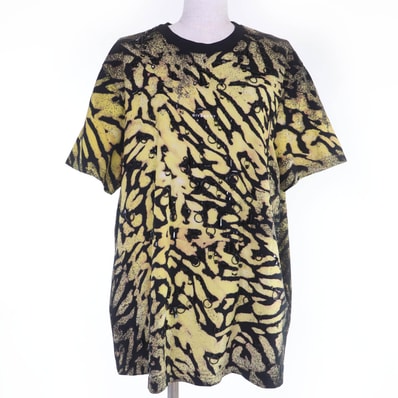 極美品 ジバンシィ 半袖Tシャツ イエロー レディース L BW707Z3Z58