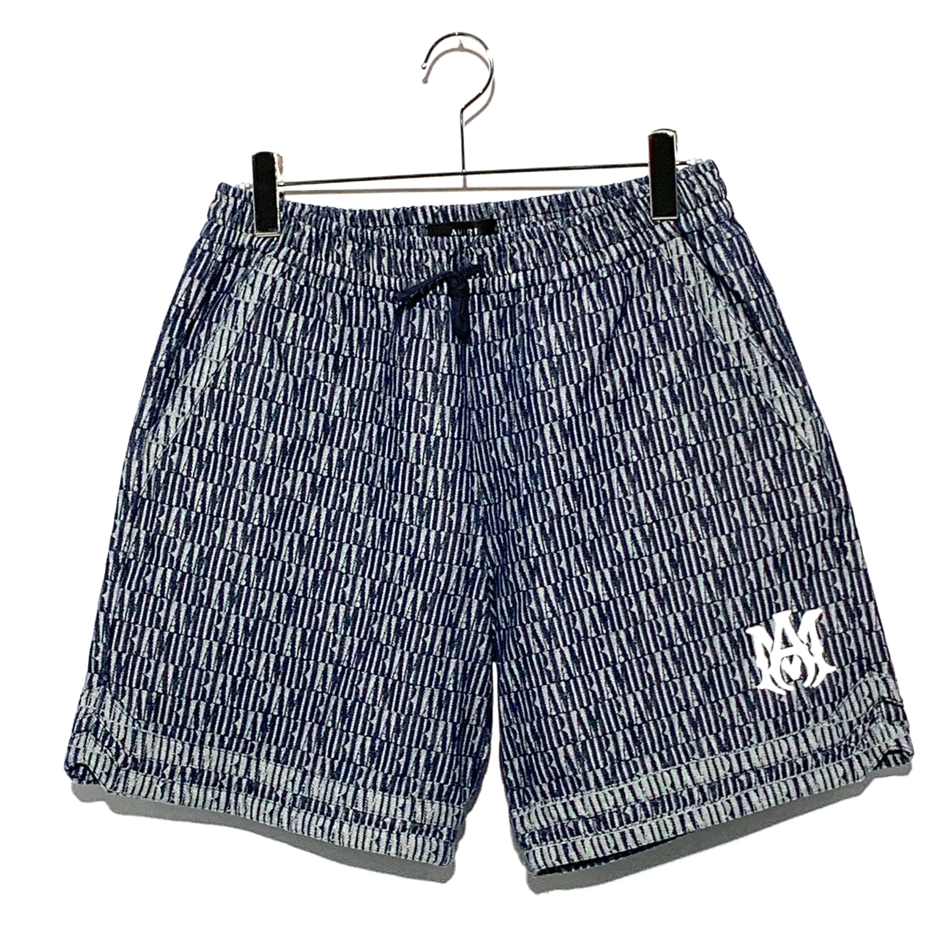 AMIRI MA Cotton Logo Shorts Nevy
