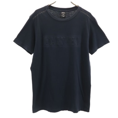 OAKLEY オークリー エンボス 半袖 Tシャツ M ブラック