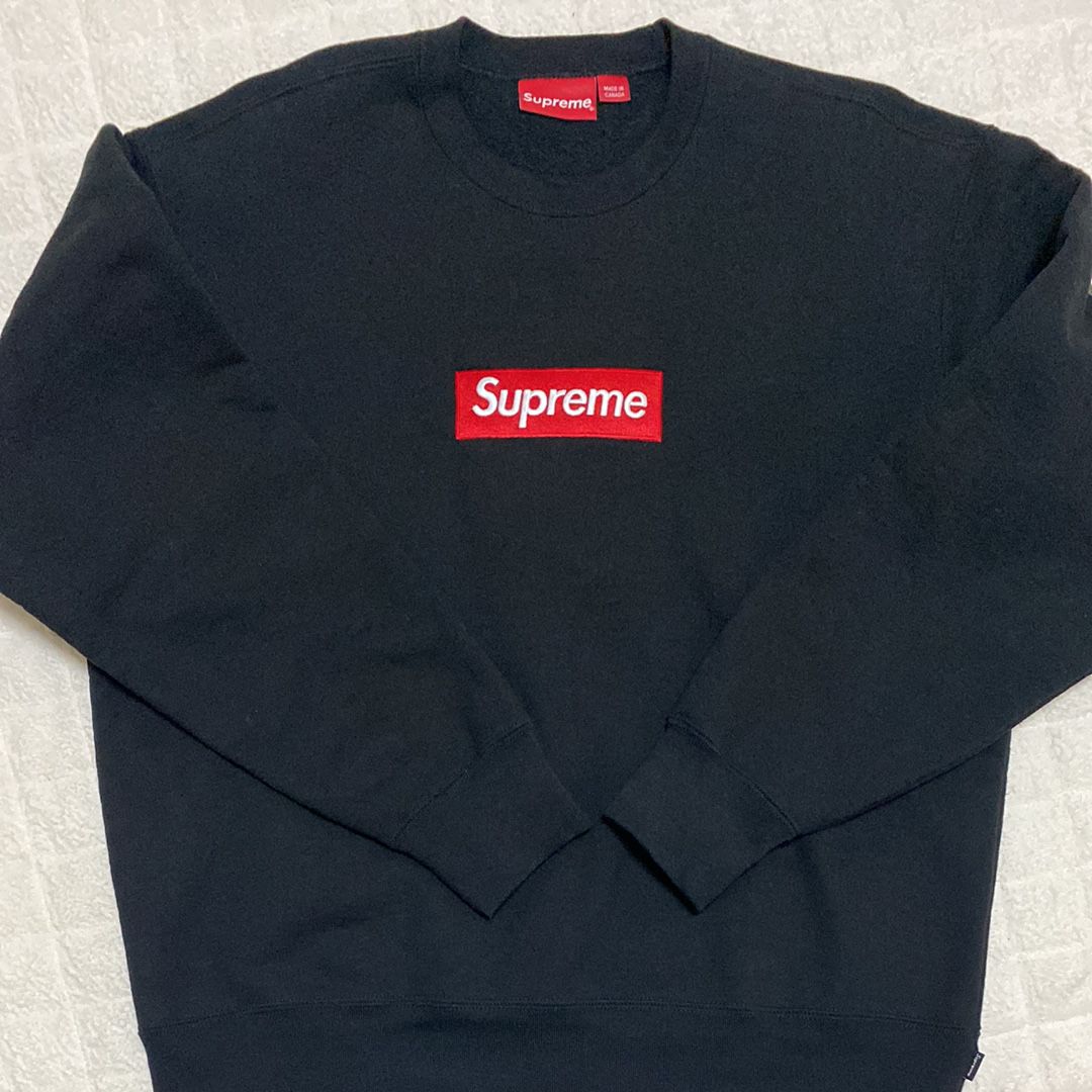 Supreme Box Logo Crewneck "Black" (22FW)