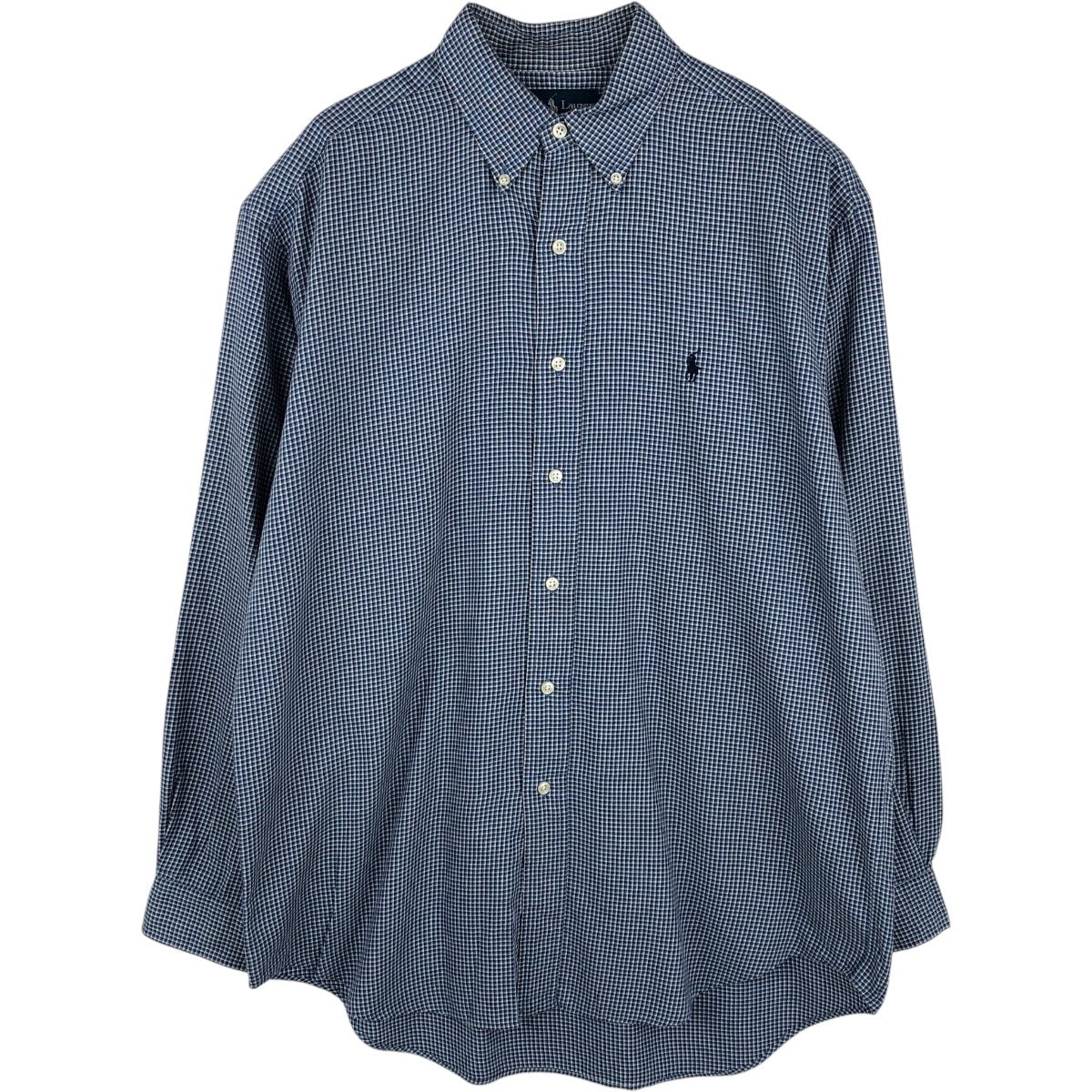 古着 ラルフローレン Ralph Lauren BLAKE 長袖 ボタンダウンチェックシャツ メンズM相当/eaa676525