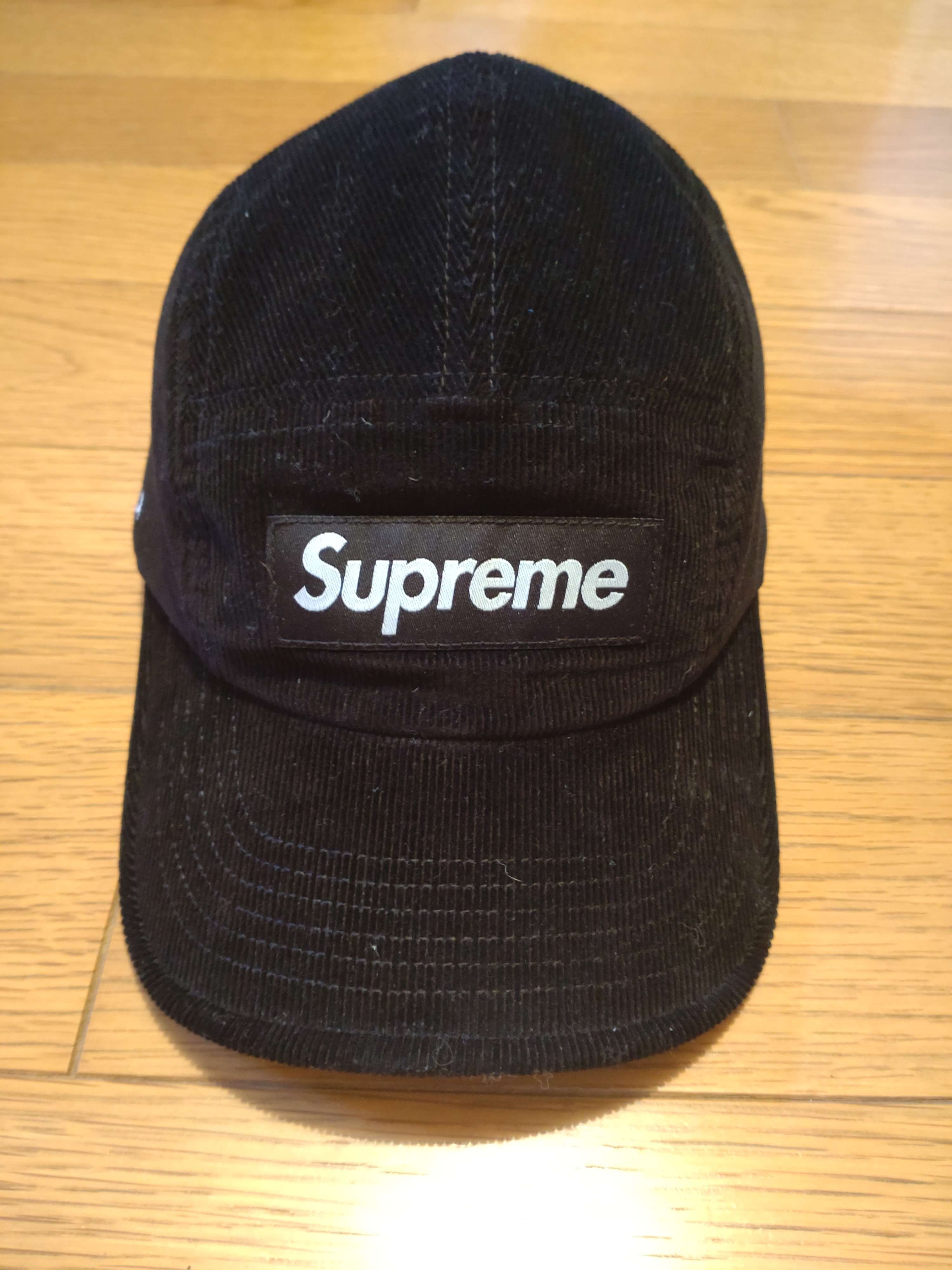 Supreme GORE-TEX Corduroy Camp Cap "Black"