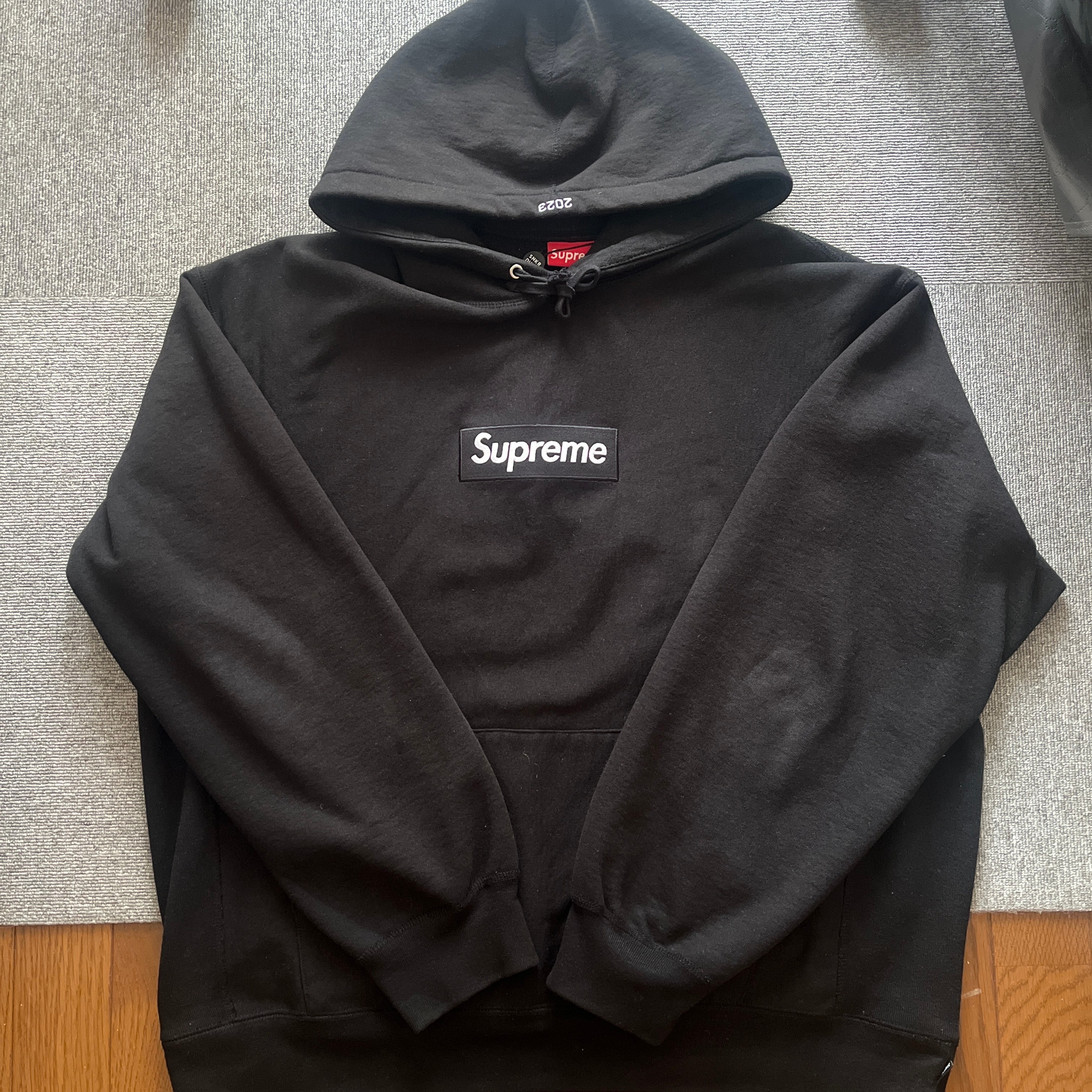 Supreme Box Logo Hooded Sweatshirt "Black" (23FW)