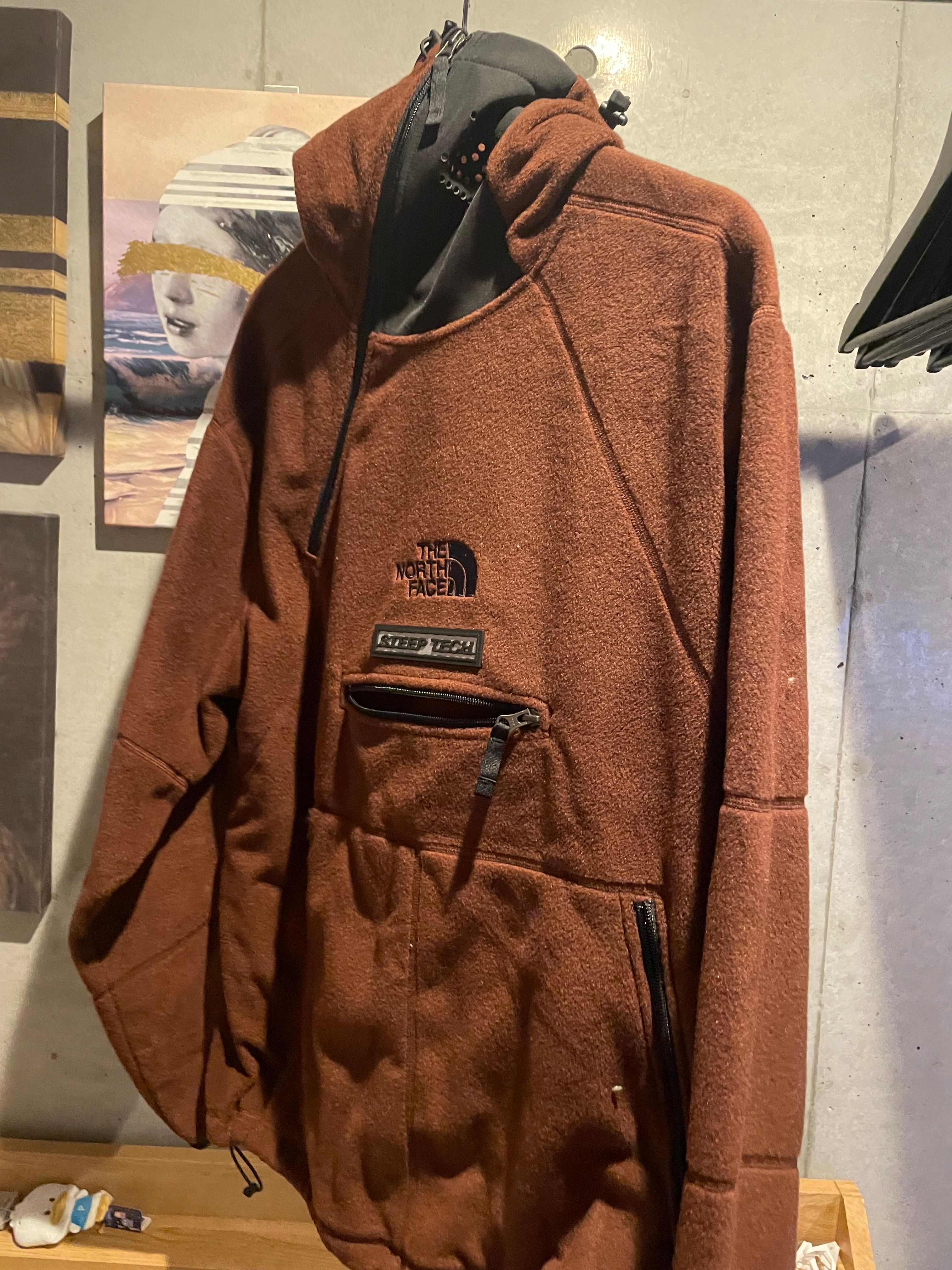 Supreme x The North Face Steep Tech Fleece Pullover "Brown"