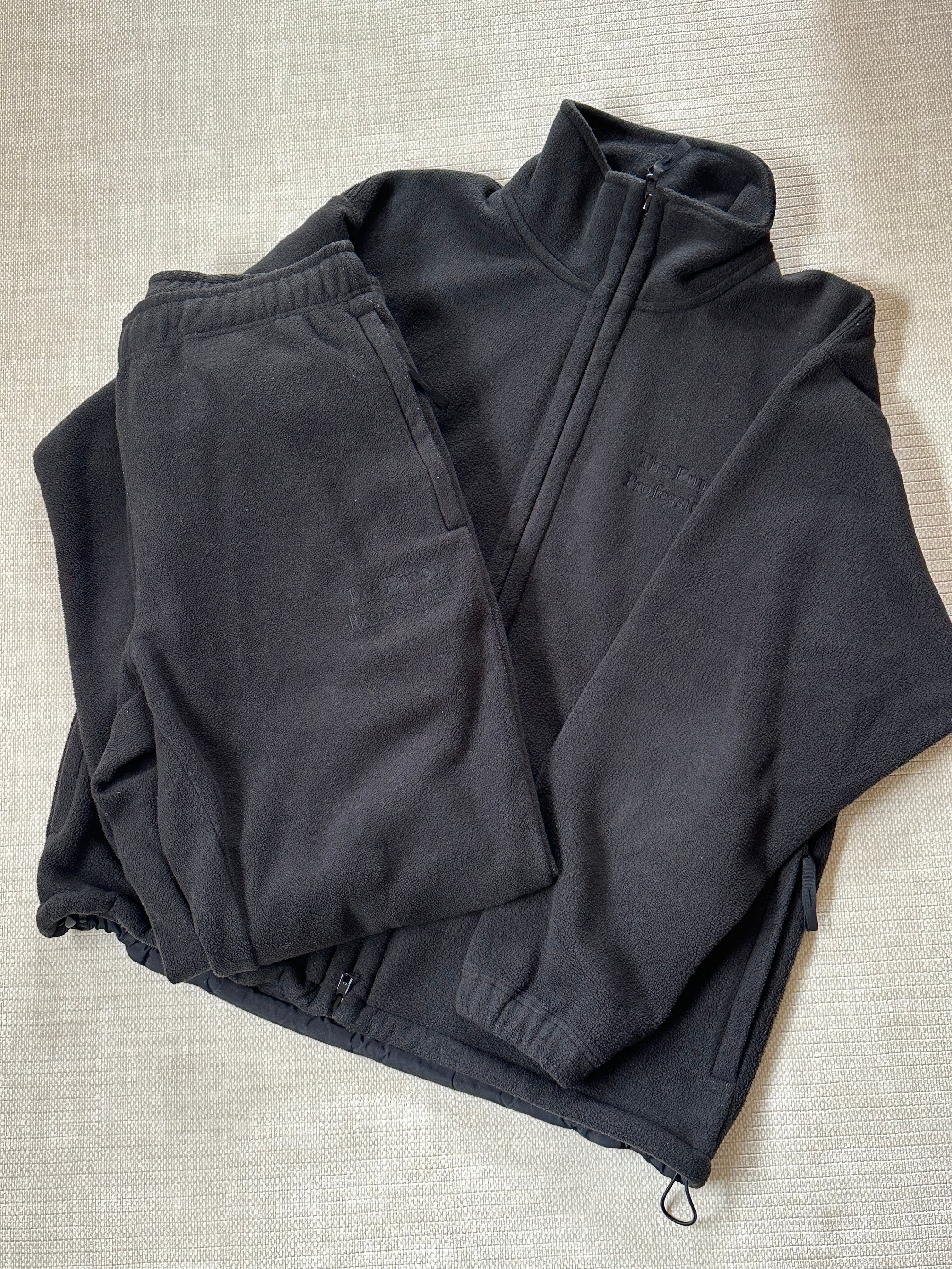 エンノイ 23AW シティ フリース ジャケット+パンツ "トウキョウ ブラック"