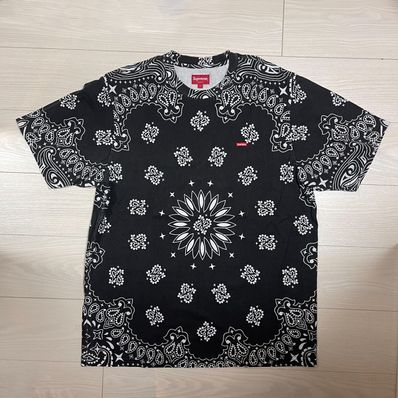 Supreme Small Box Tee "Bandana Black"(21SS)