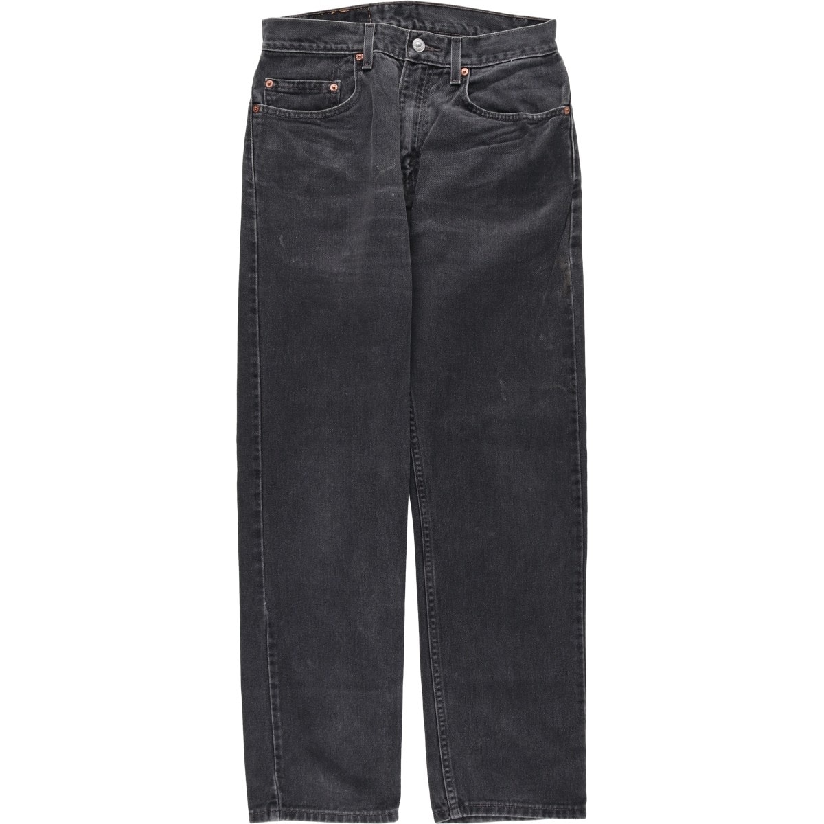 古着 00年代 リーバイス Levi's 505 REGULAR FIT STRAIGHT LEG ブラックデニム テーパードデニムパンツ メンズw30相当/eaa634272