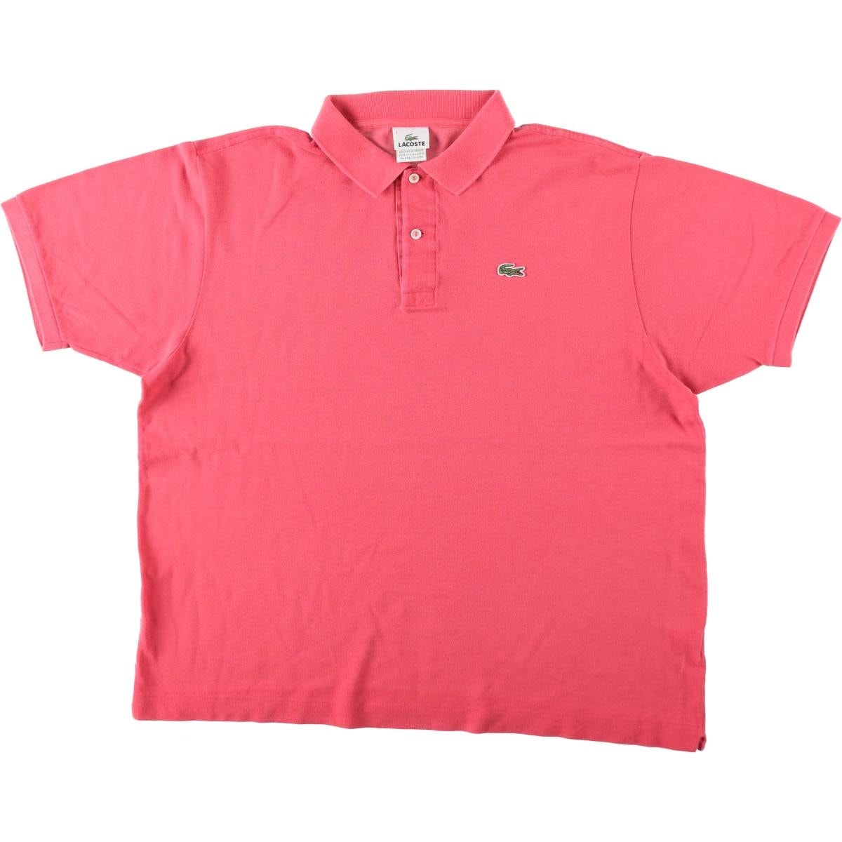 古着 ラコステ LACOSTE フランス企画 半袖 ポロシャツ メンズXXL相当/eaa644324