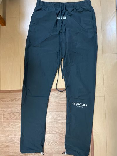 FEAR OF GOD ESSENTIALS Nylon Track Pants "Black"