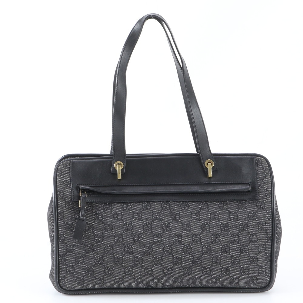 ■美品 グッチ GGキャンバス 92730 トート バッグ