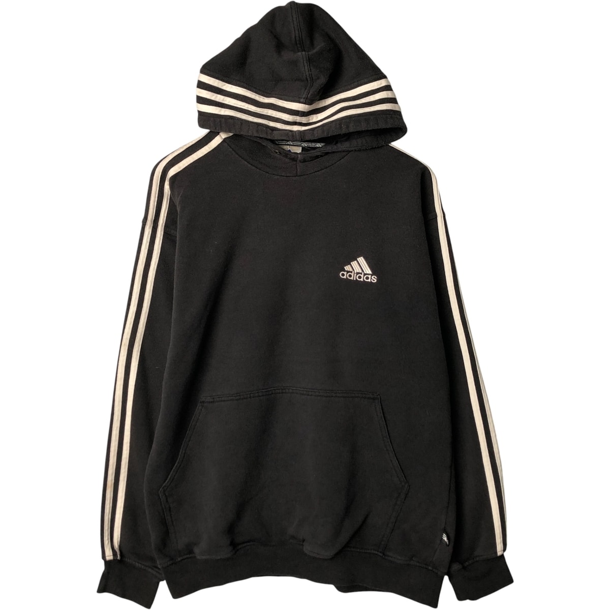 古着 00年代 アディダス adidas ハイネック スウェットプルオーバーパーカー メンズM相当/eaa584185