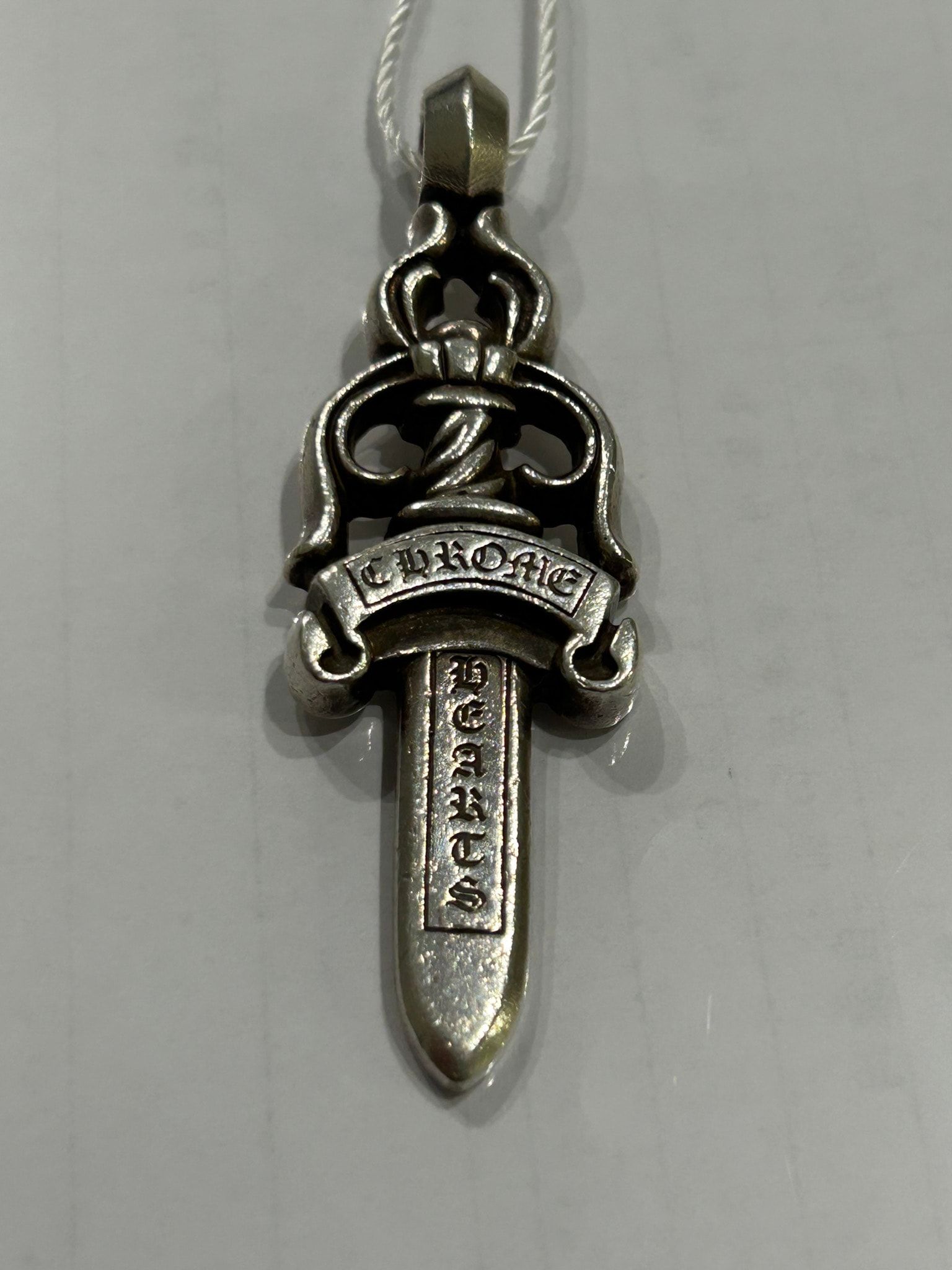 Chrome Hearts Large Dagger Pendant "Silver"