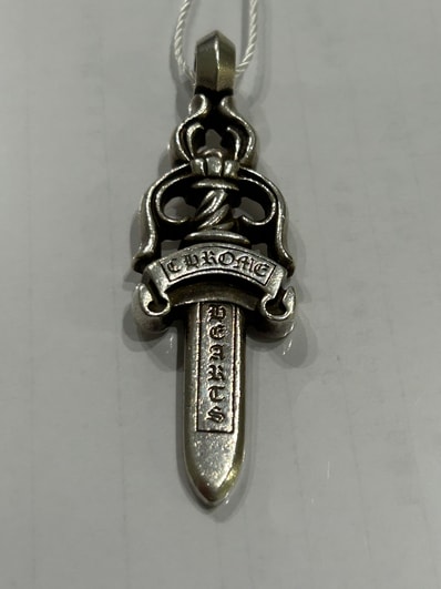 Chrome Hearts Large Dagger Pendant "Silver"