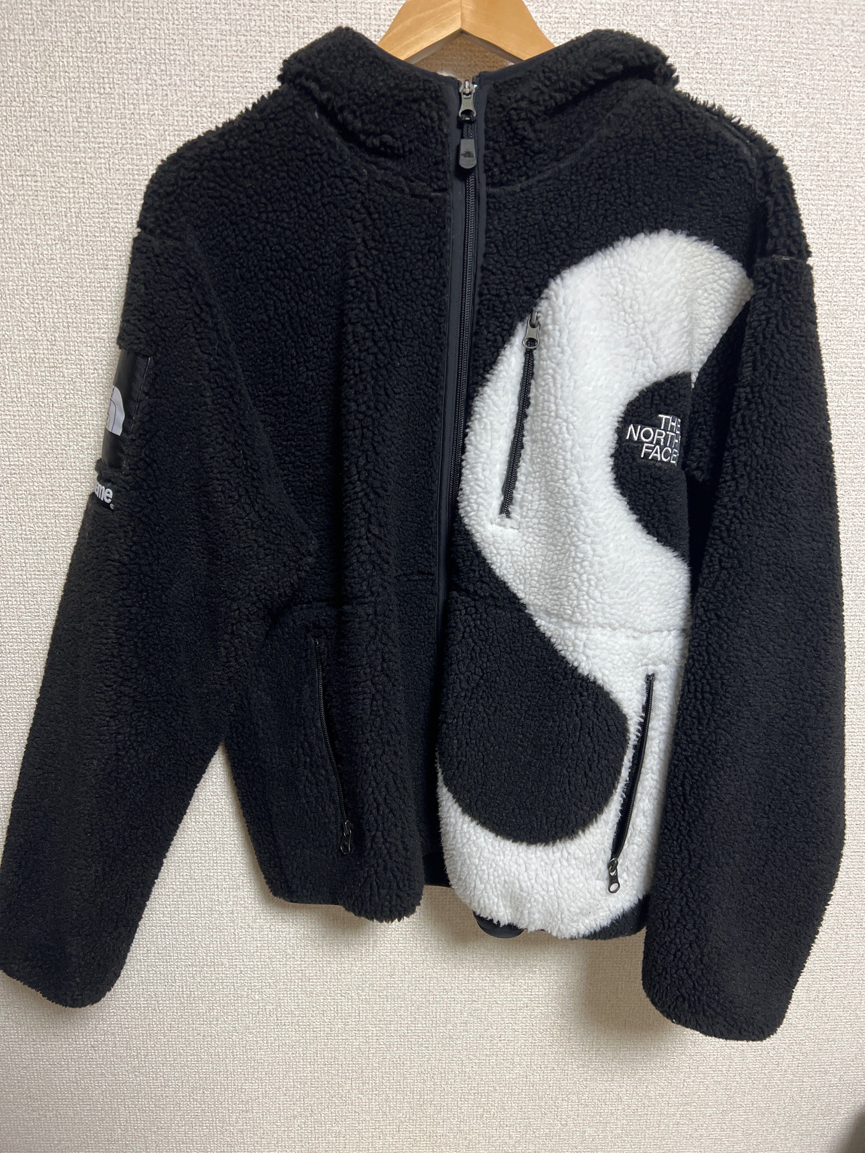 Supreme x The North Face S Logo Hooded Fleece Jacket "Black"